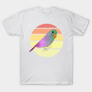 beautiful colorful bird  Vintage T-Shirt